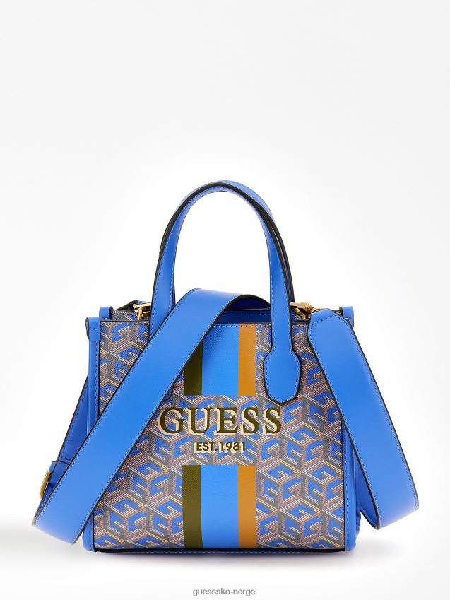 Guess blå silvana 4g logo mini bag blå unisex F0LJ805094