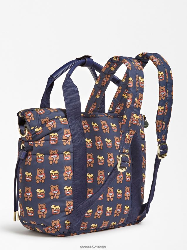 Guess blått multi newborn tilbehørssett blå multi unisex F0LJ802384