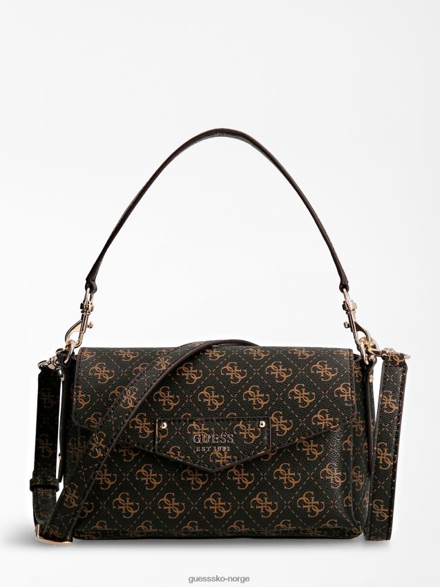 Guess brun brenton øko veske brun unisex F0LJ805181