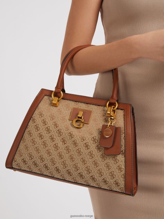 Guess brun katey 4g logo veske brun unisex F0LJ805109