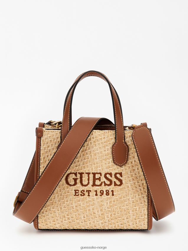 Guess brun silvana logo mini bag brun unisex F0LJ805277