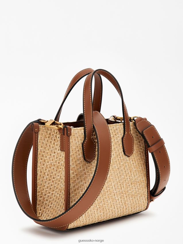 Guess brun silvana logo mini bag brun unisex F0LJ805277