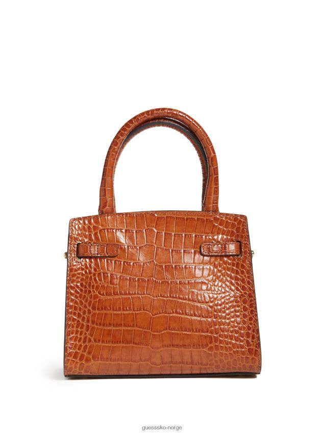 Guess cognac cristina skinn mini veske konjakk unisex F0LJ8010210