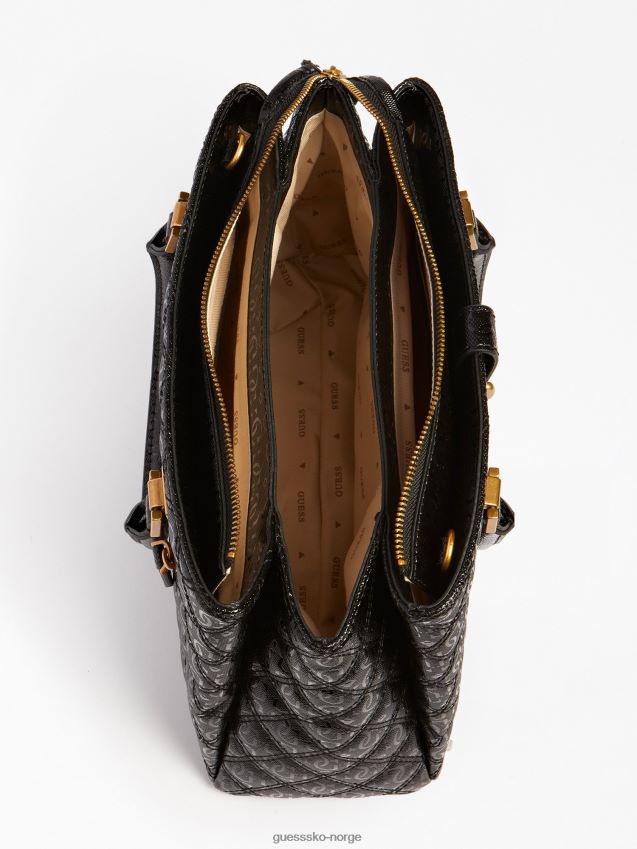 Guess gaia 4g logo veske svart svart unisex F0LJ805003