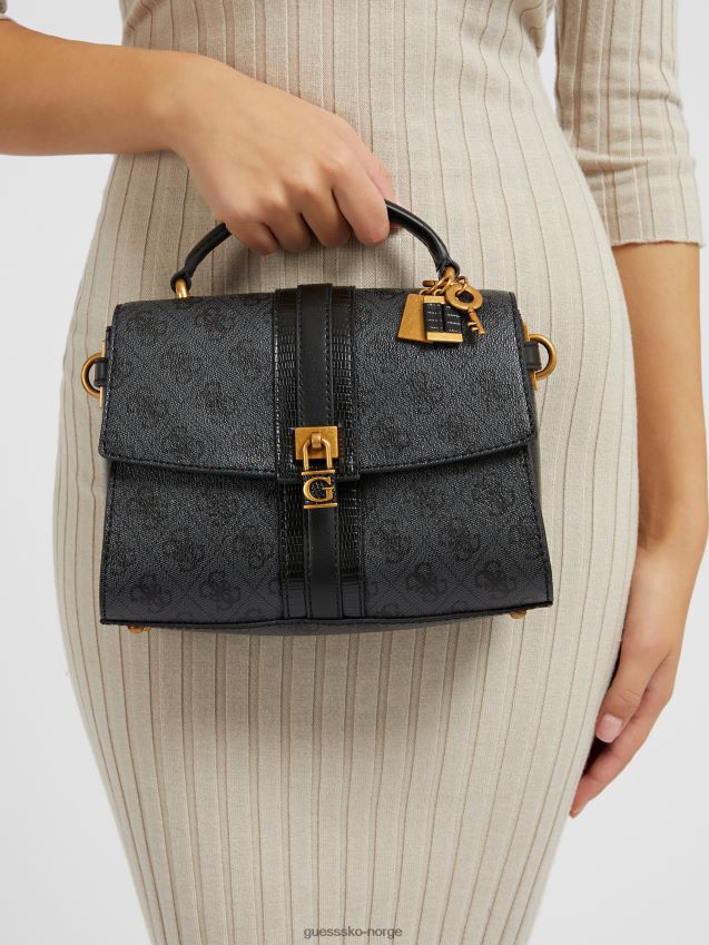 Guess ginevra 4g logo veske grå grå unisex F0LJ805141