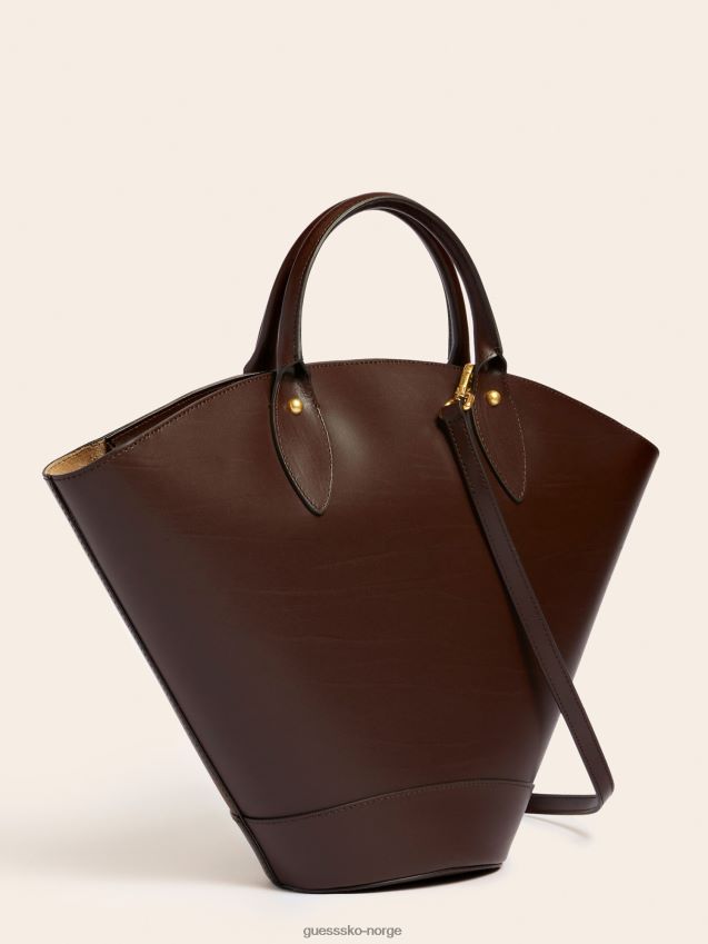 Guess jary ekte skinn veske brun brun unisex F0LJ805433