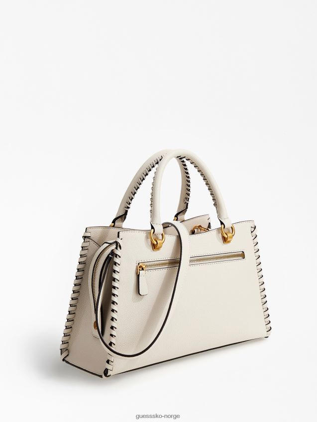 Guess kaoma nappa skinn håndveske hvit hvit unisex F0LJ802600