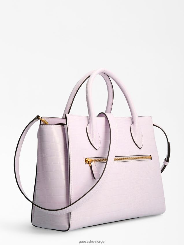 Guess lilla enisa håndveske med krokodilletrykk syrin unisex F0LJ803907