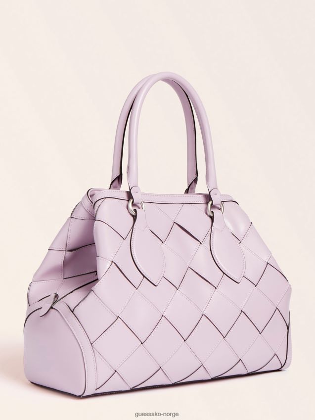 Guess lilla giorgia luksus håndveske i ekte skinn syrin unisex F0LJ806226