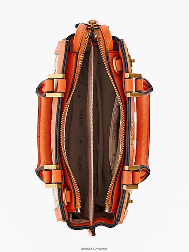 Guess oransje katey 4g logo mini håndveske oransje unisex F0LJ805241
