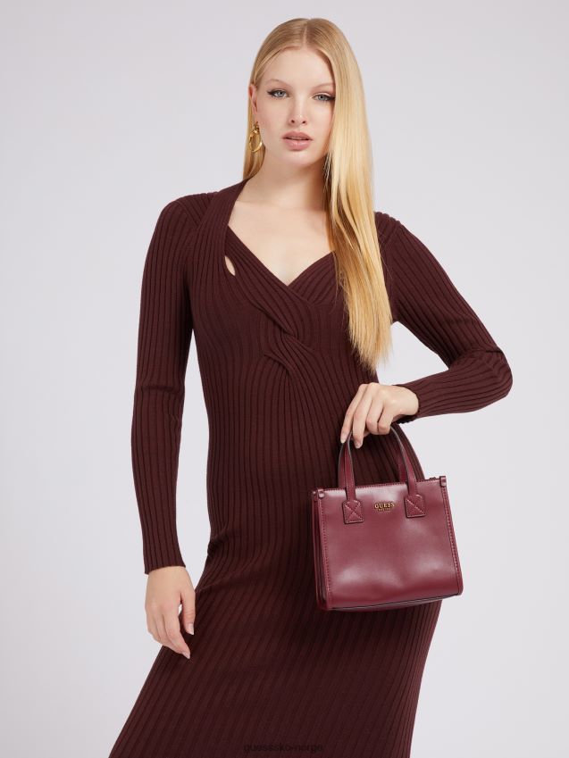 Guess rød silvana mikro veske rød unisex F0LJ804957