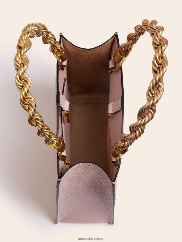 Guess rosa aida mini veske i ekte skinn rosa unisex F0LJ805432