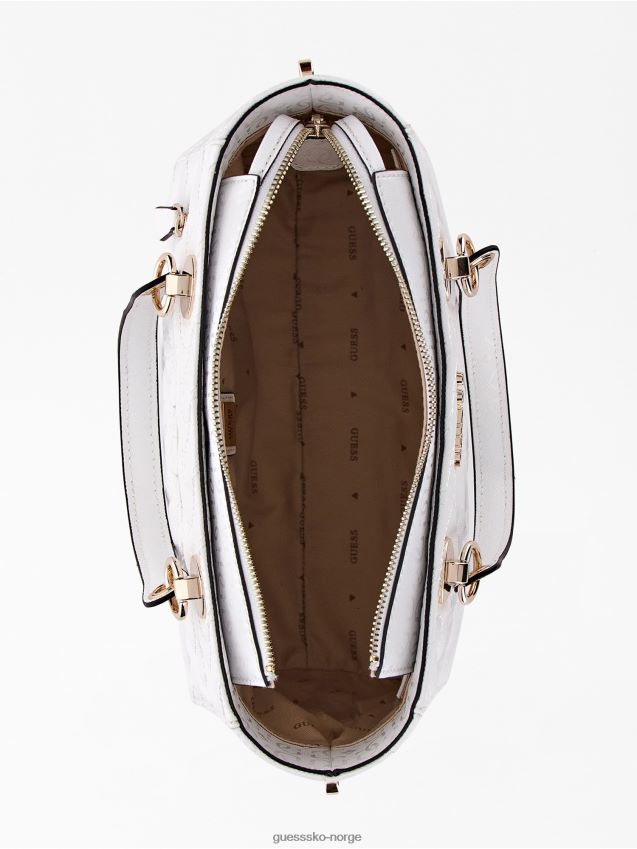 Guess sasky 4g logo veske hvit hvit unisex F0LJ805158