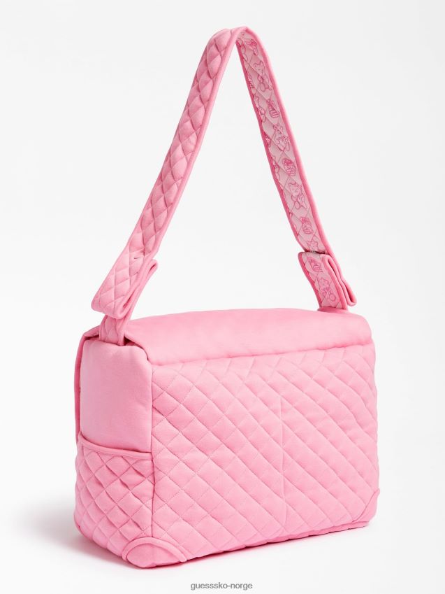 Guess stelleveske med logo foran i rosa rosa unisex F0LJ802343
