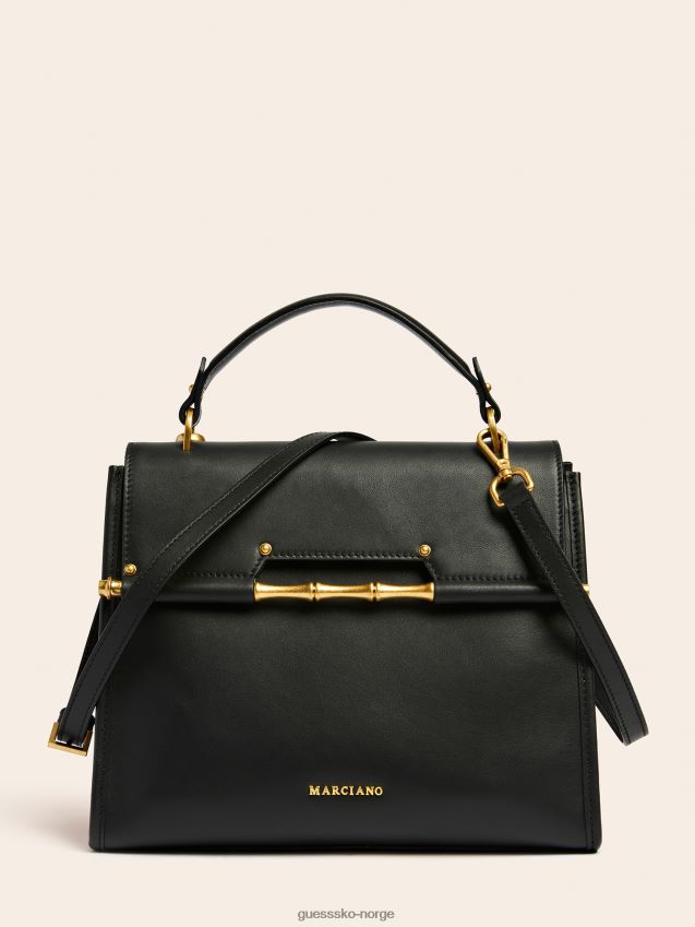 Guess svart alia veske i ekte skinn svart unisex F0LJ805329