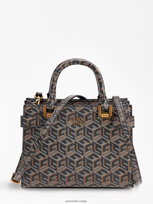 Guess svart atene g cube logo mini veske svart unisex F0LJ805272