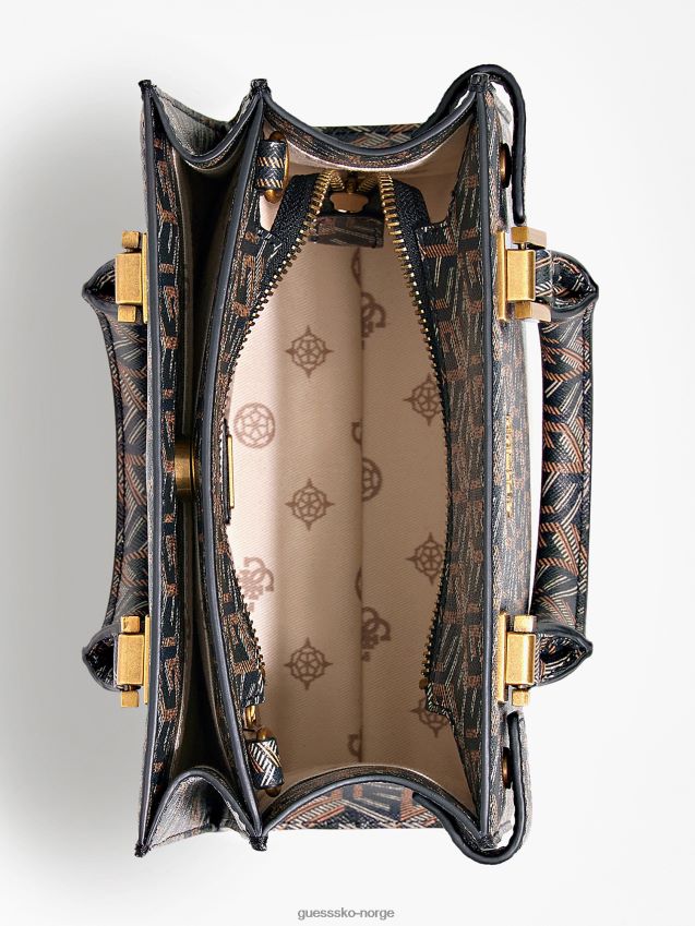 Guess svart atene g cube logo mini veske svart unisex F0LJ805272