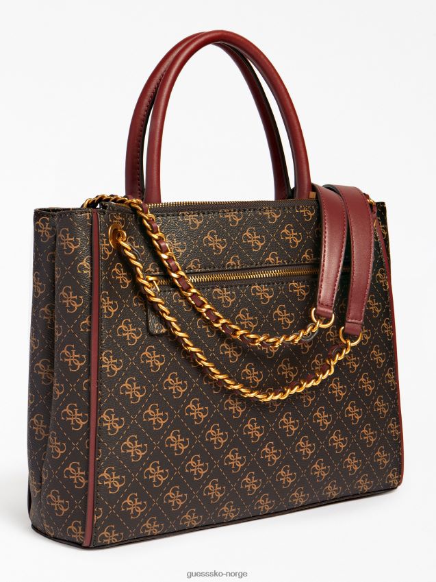 Guess svart izzy 4g logo maxi håndveske svart unisex F0LJ802620