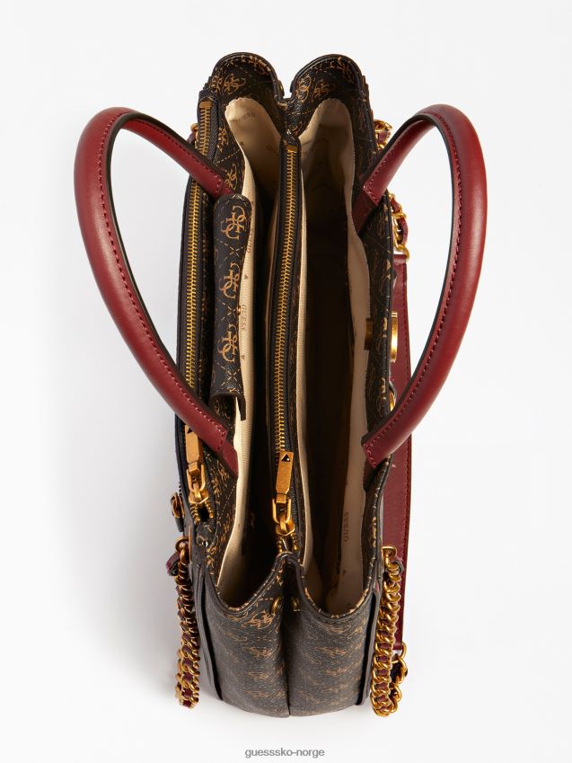 Guess svart izzy 4g logo maxi håndveske svart unisex F0LJ802620