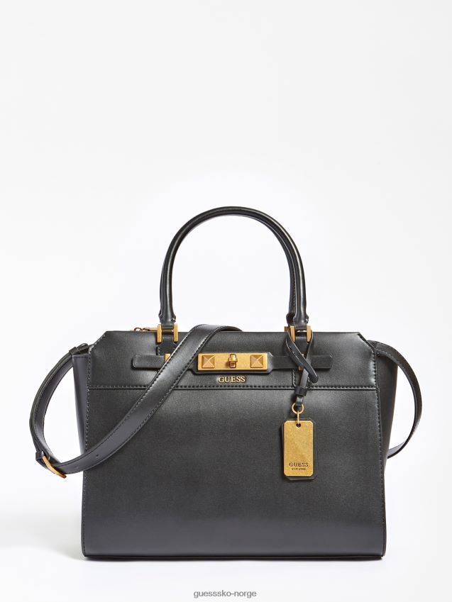 Guess svart raffie veske svart unisex F0LJ803765