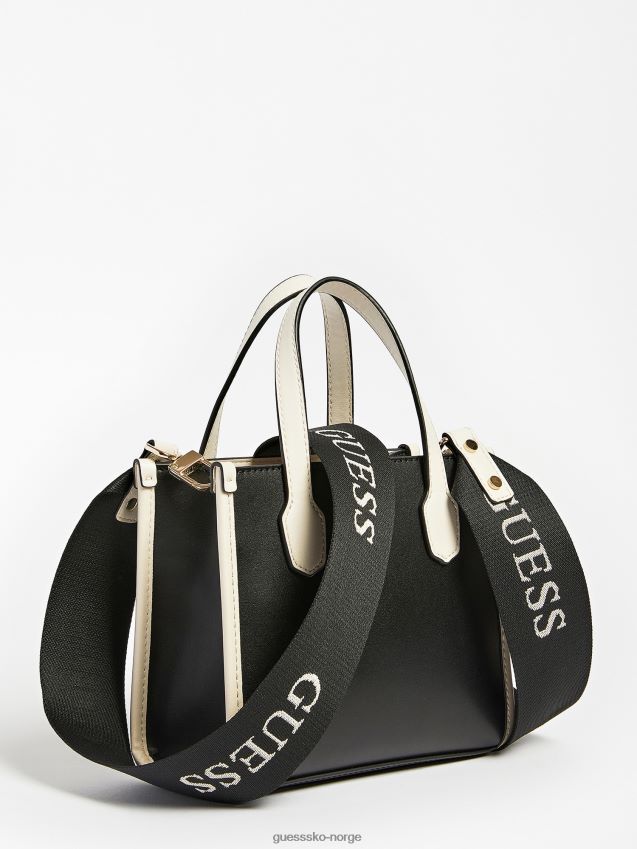 Guess svart silvana logo mini bag svart unisex F0LJ805067