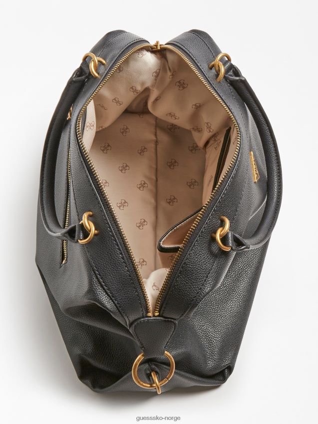 Guess svart skjebne sjarm stropp håndveske svart unisex F0LJ805247