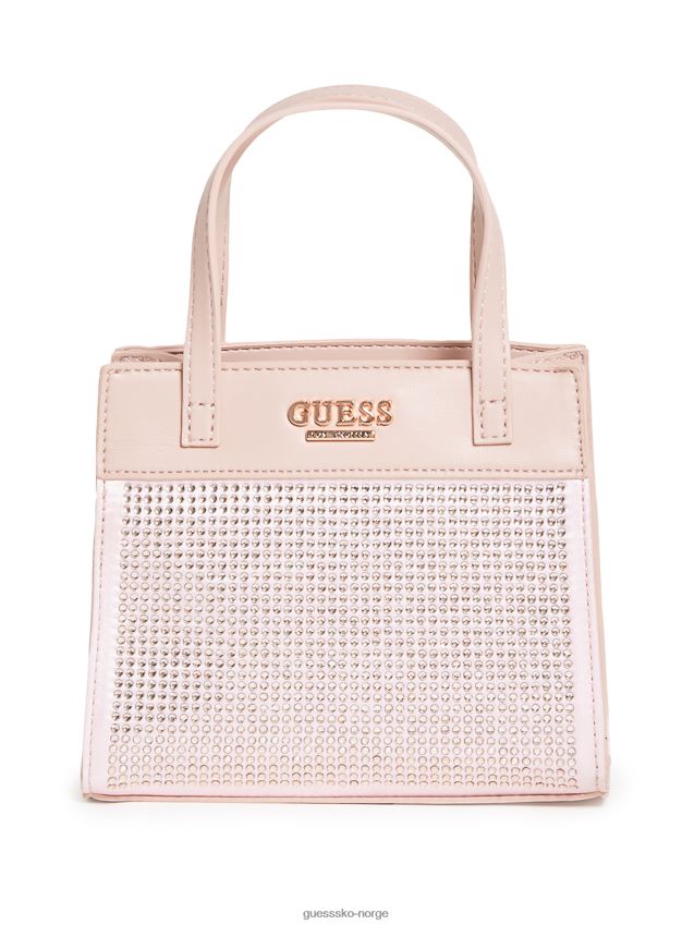 Guess taylor rhinestone mini tote rose rose unisex F0LJ807638
