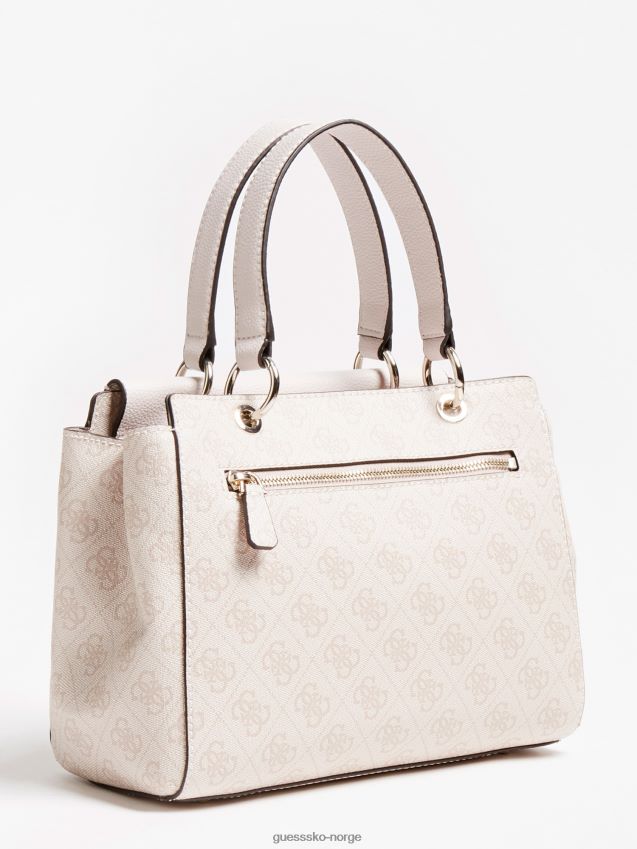 Guess valy 4g logo mini håndveske hvit hvit unisex F0LJ805652