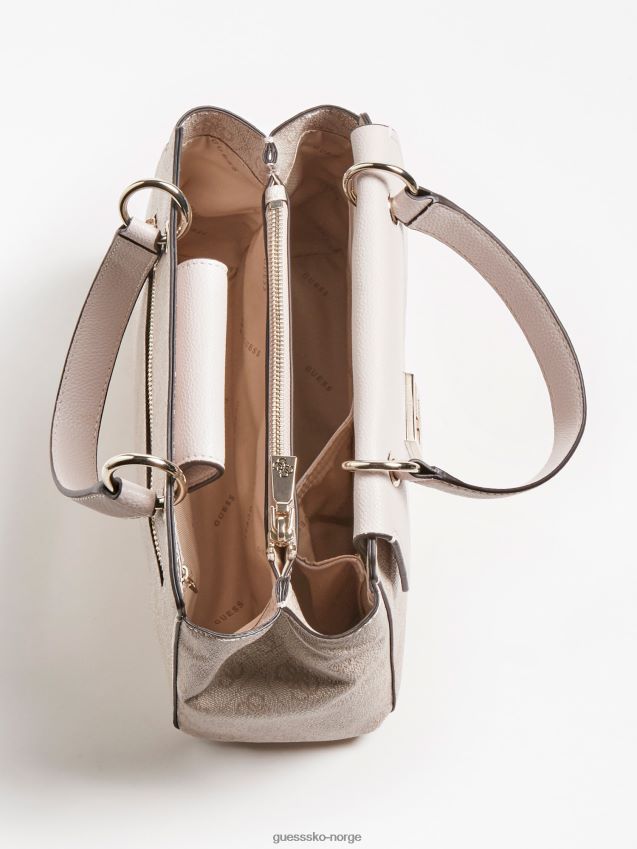 Guess valy 4g logo mini håndveske hvit hvit unisex F0LJ805652