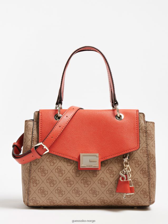 Guess valy 4g logo mini håndveske oransje oransje unisex F0LJ805646