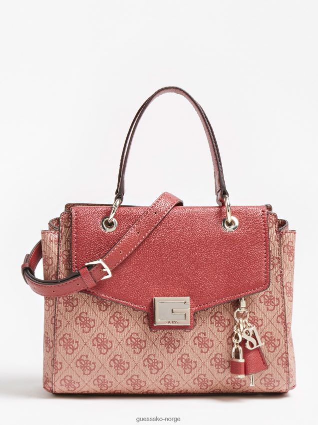 Guess valy 4g logo mini håndveske rød rød unisex F0LJ805691