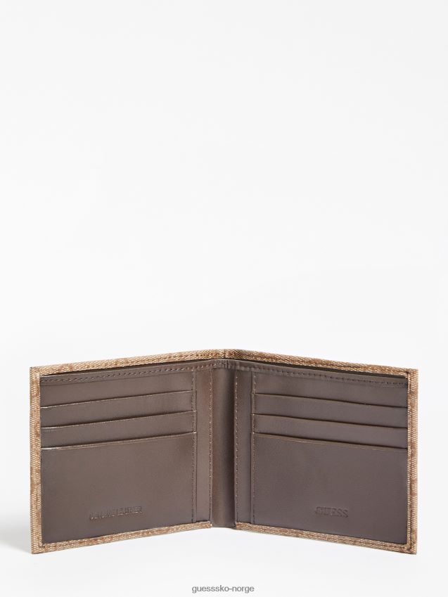 Guess vezzola 4g logo lommebok brun brun unisex F0LJ80320