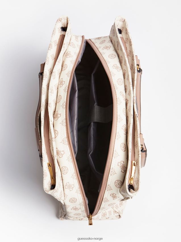 Guess beige villre shopper beige unisex F0LJ805465