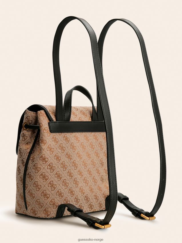 Guess aviana 4g logo ryggsekk multi beige multi beige unisex F0LJ805185