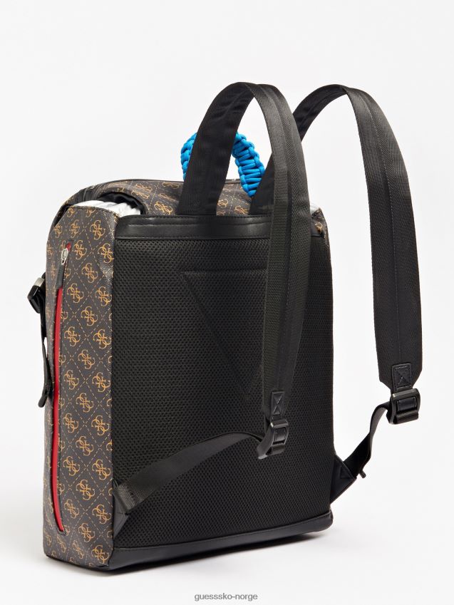 Guess brun salameda 4g logo ryggsekk brun unisex F0LJ80989