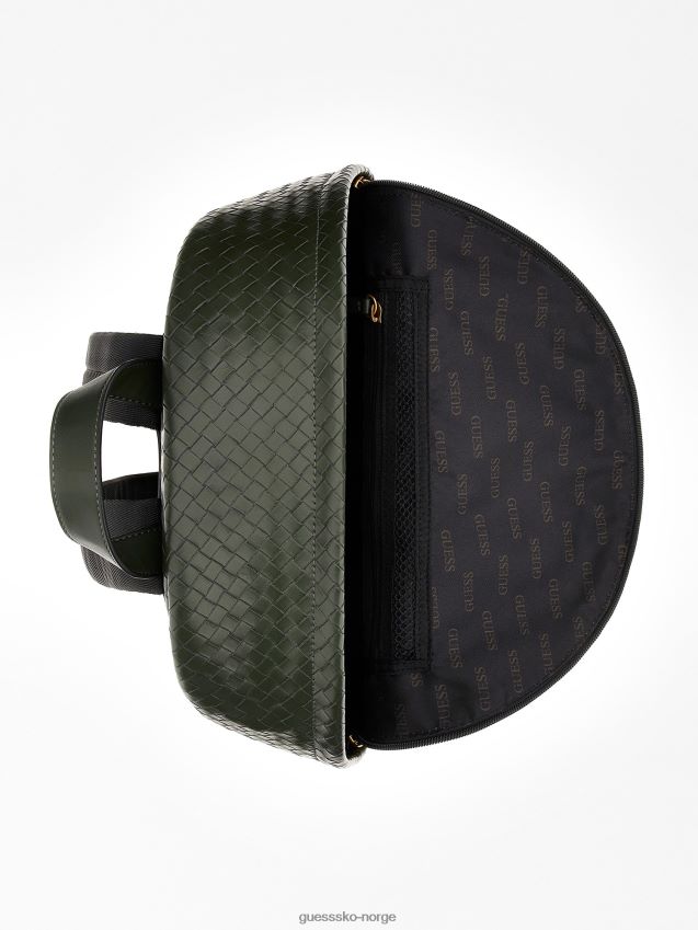 Guess calabria flettet ryggsekk grønn grønn unisex F0LJ80971