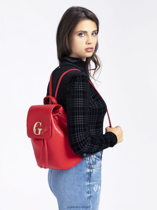 Guess genevieve logo ryggsekk rød rød unisex F0LJ805745
