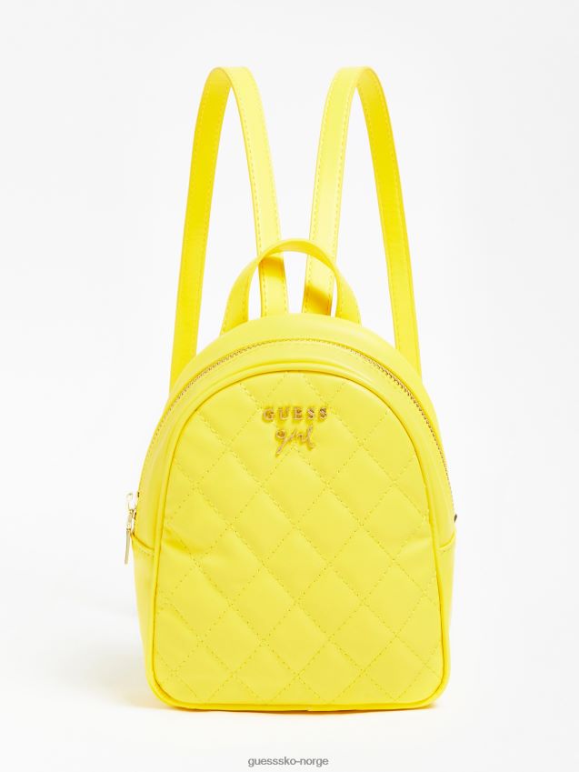 Guess gul nova hjerte ryggsekk gul unisex F0LJ801984