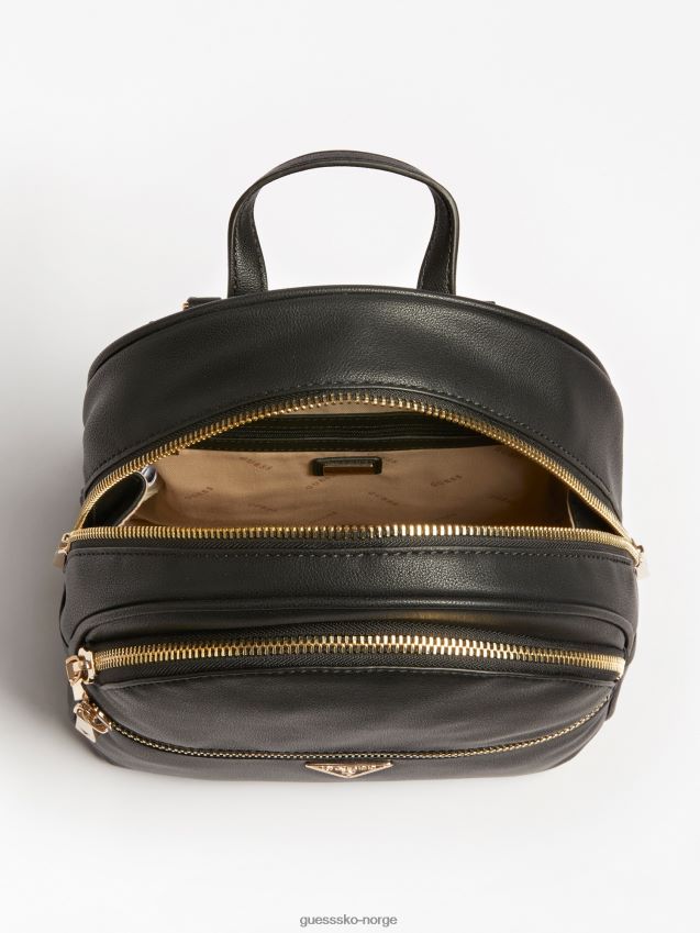 Guess manhattan logo trekant ryggsekk svart svart unisex F0LJ805167