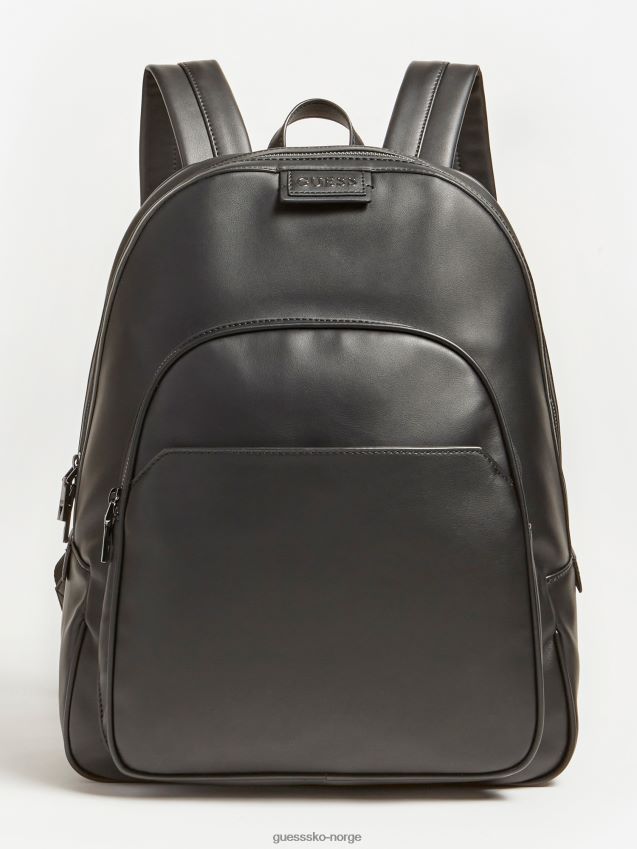 Guess scala frontlomme ryggsekk svart svart unisex F0LJ8025