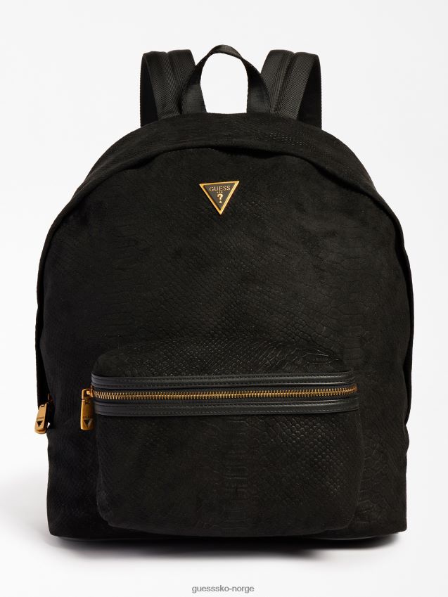 Guess semsket kveldsryggsekk svart svart unisex F0LJ80502