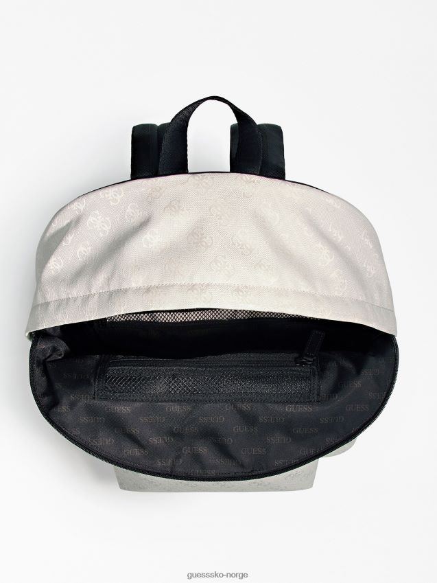 Guess skrustikke 4g logo ryggsekk hvit hvit unisex F0LJ80377