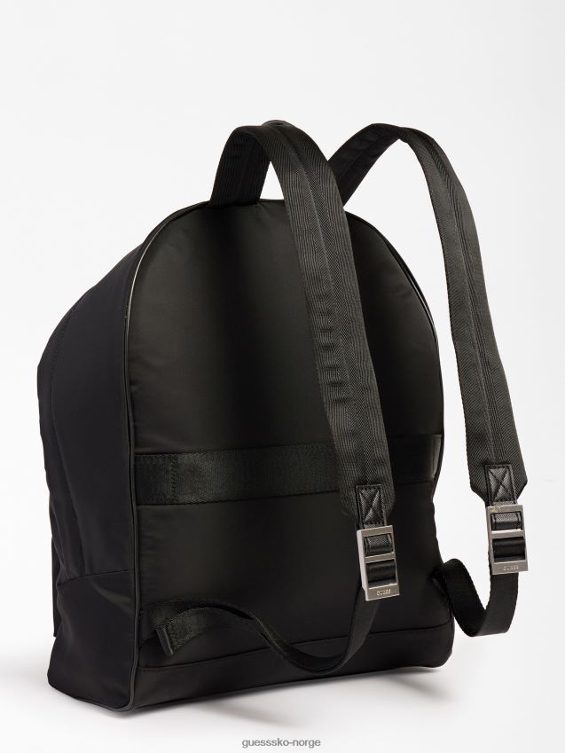 Guess svart certosa nylon smart ryggsekk svart unisex F0LJ80466