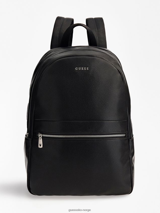 Guess svart riviera frontlomme ryggsekk svart unisex F0LJ80621