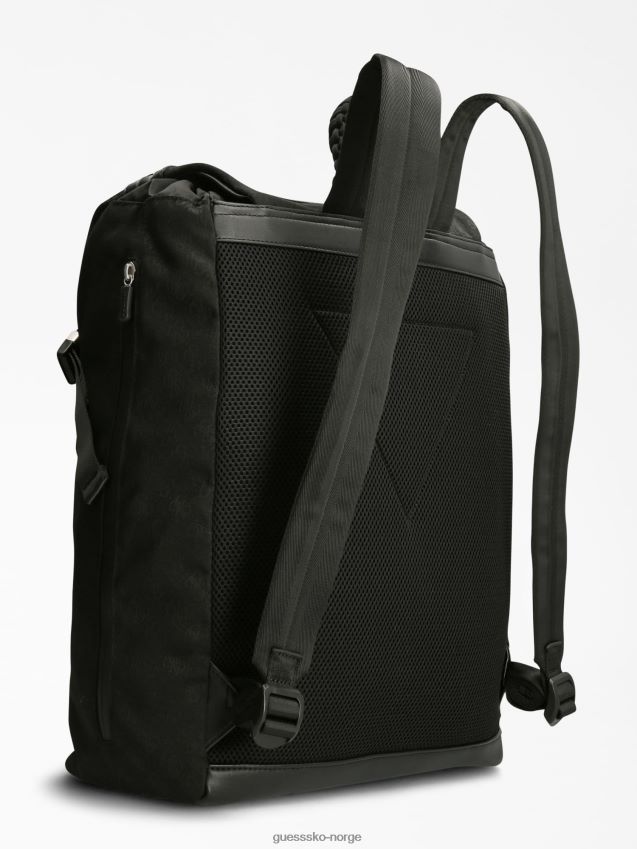 Guess svart salameda 4g logo ryggsekk svart unisex F0LJ801009