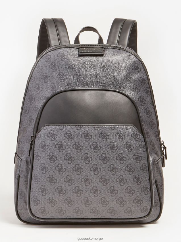 Guess svart vezzola 4g logo ryggsekk svart unisex F0LJ801414