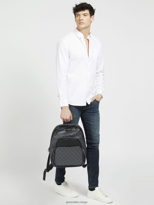 Guess svart vezzola 4g logo ryggsekk svart unisex F0LJ801414