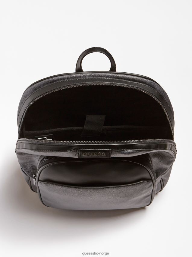 Guess svart vezzola 4g logo ryggsekk svart unisex F0LJ801414