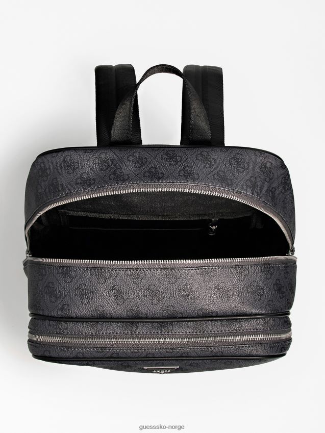 Guess svart vezzola 4g logo ryggsekk svart unisex F0LJ80948