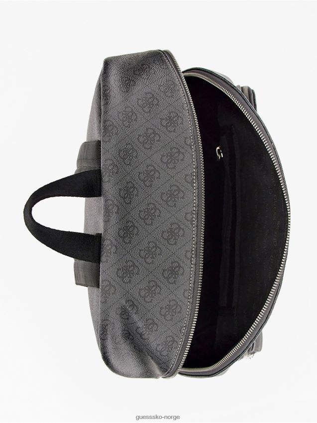 Guess svart vezzola smart 4g logo ryggsekk svart unisex F0LJ80793